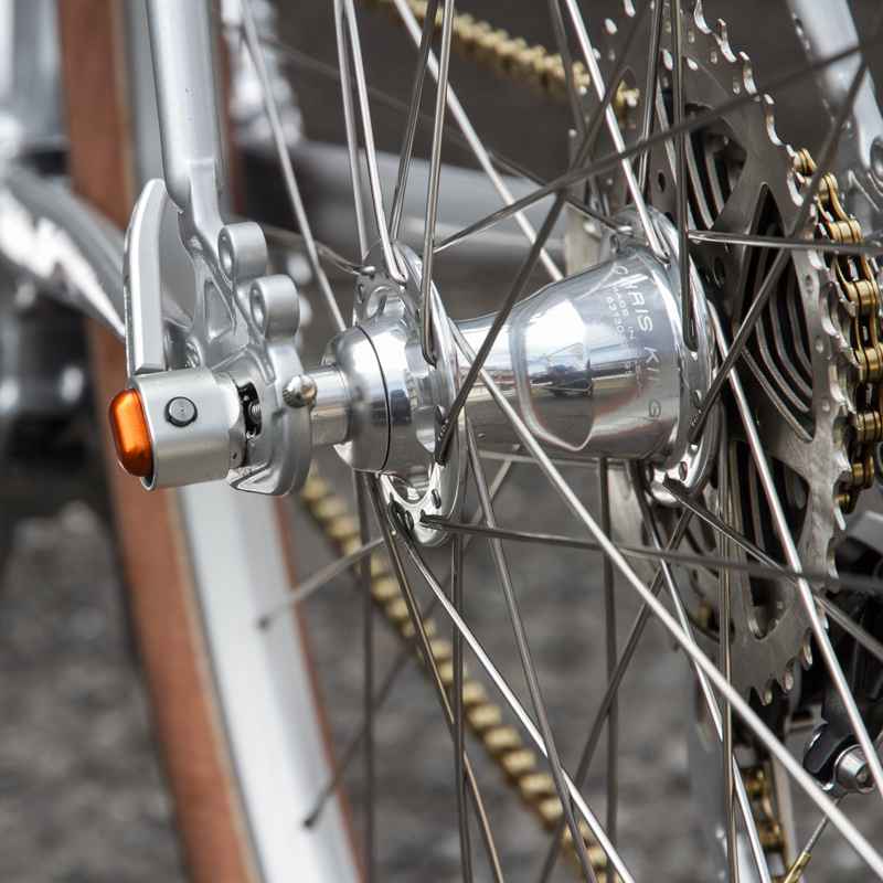 CHRIS KING* R45 road hub rear (silver) - BLUE LUG ONLINE STORE