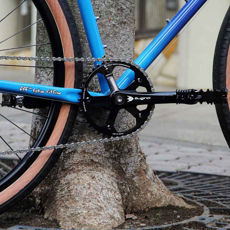WOLF TOOTH COMPONENTS* drop stop chainring (PCD130) - BLUE