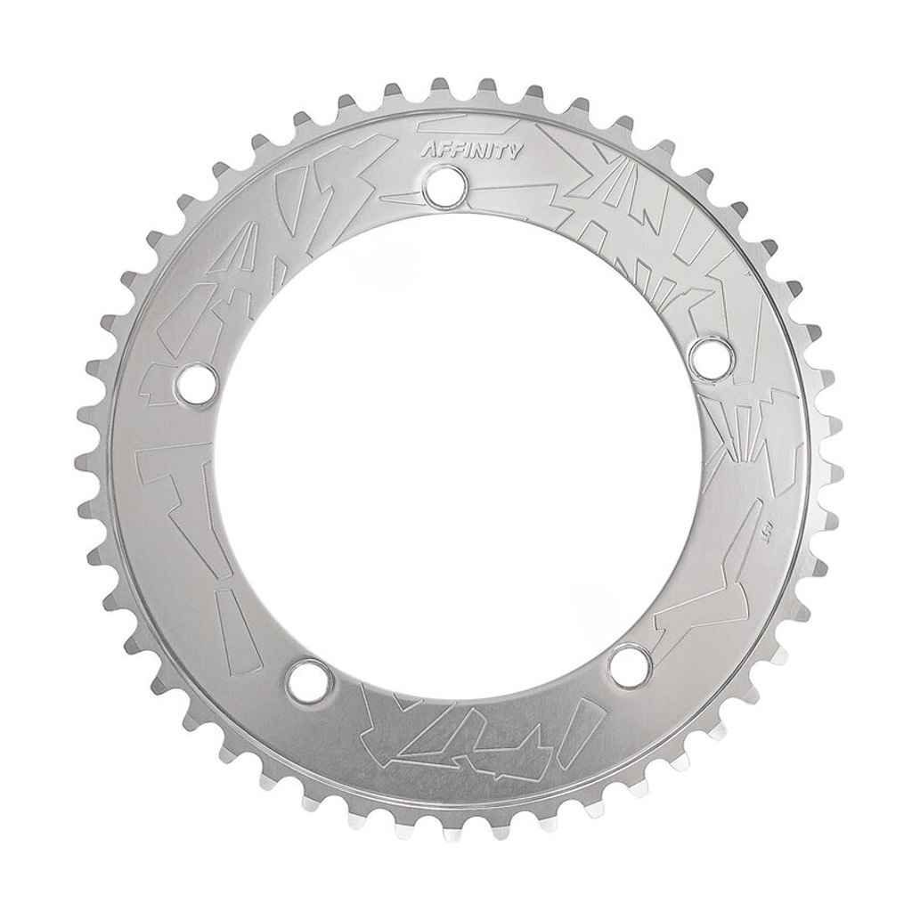 AFFINITY アフィニティ チェーンリング 49 ブルーラグ ピスト AFFINITY* pro chainring (silver) - BLUE LUG ONLINE STORE