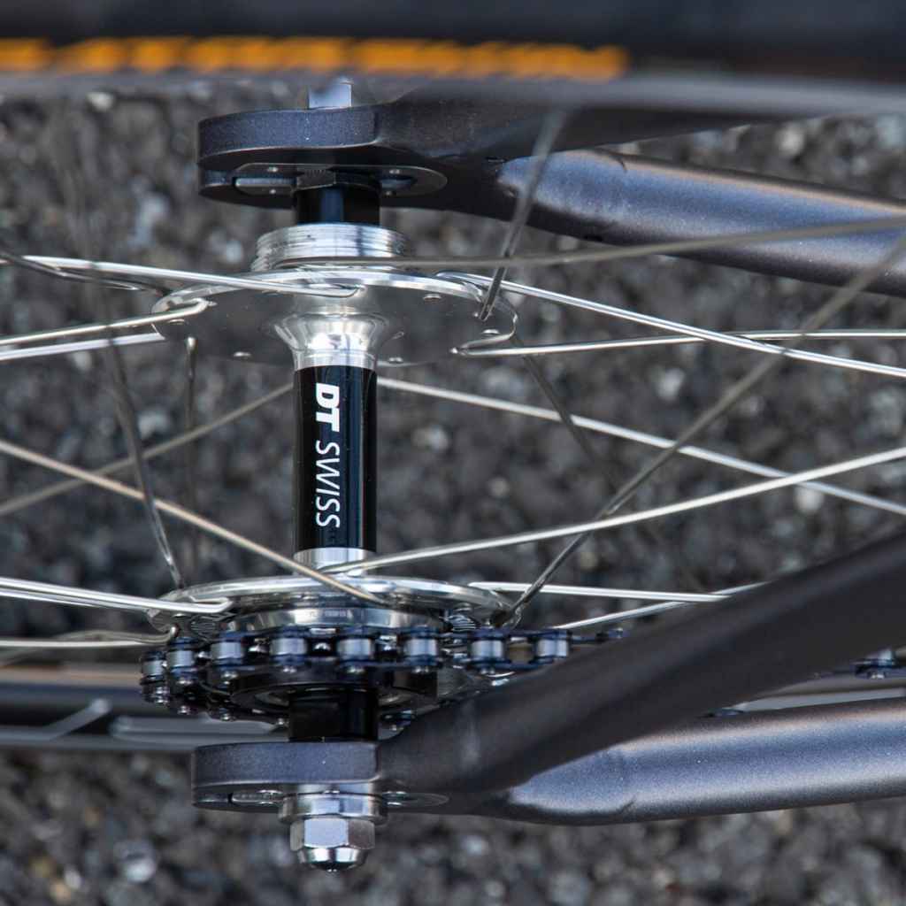 VELOCITY×DT SWISS* quill track wheel (20/24H/polish) - BLUE LUG