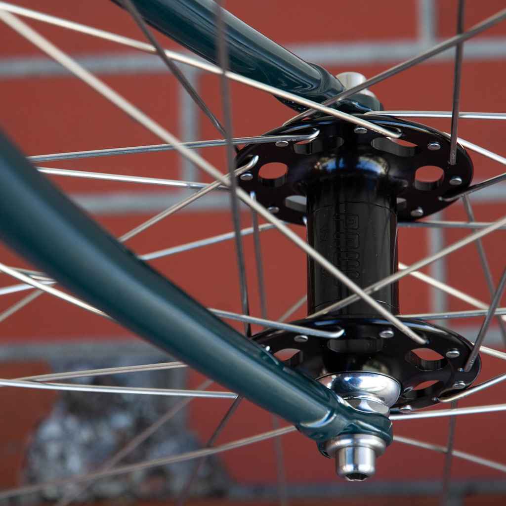 ピスト トラック用 チューブラー 青ハブ120mm