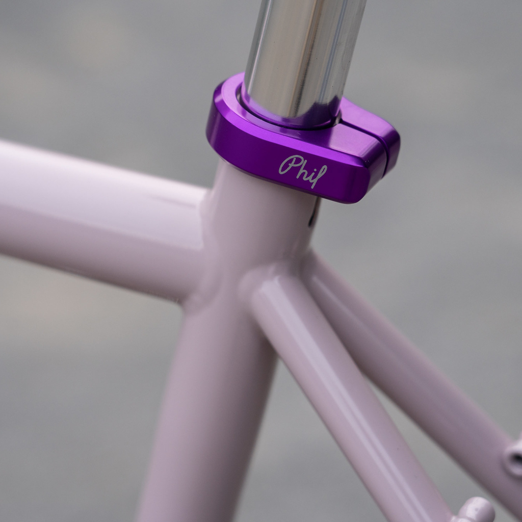 PHILWOOD* seat post collar (pewter) - BLUE LUG ONLINE STORE