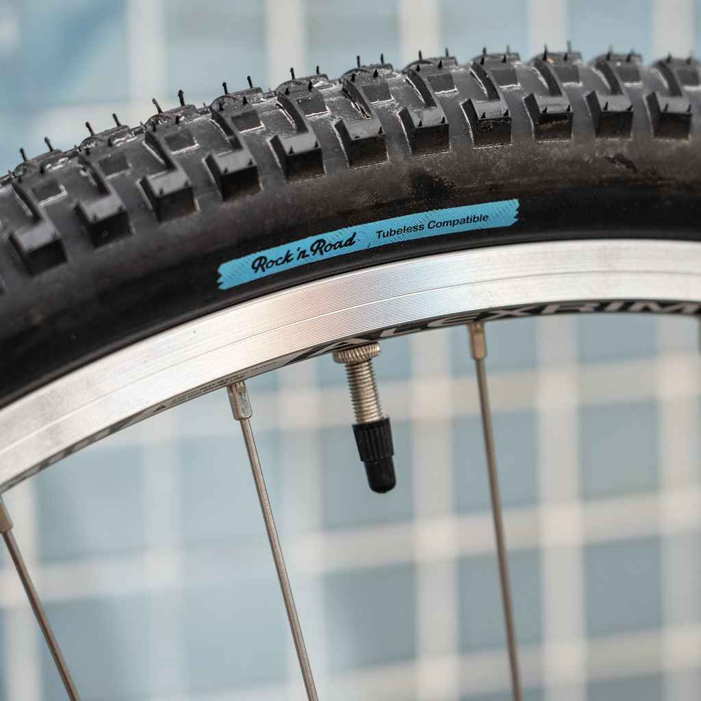 BRUCE GORDON* rock n' road 650×48b tire (black/skin) - BLUE LUG