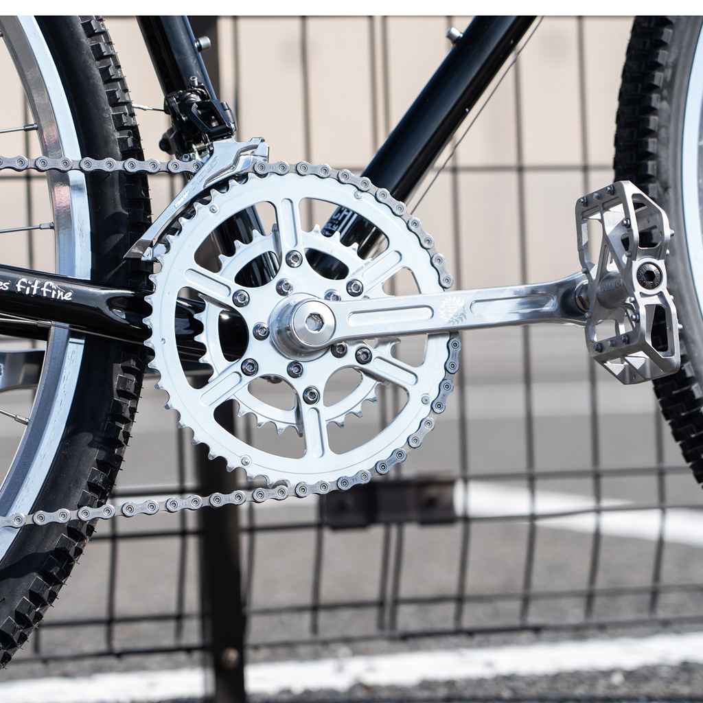 VELO ORANGE* grand cru 50.4bcd double crankset (silver