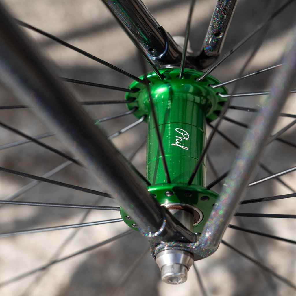 フィルウッドphilwoodハブ使用リアホイールbluelug ピスト PHIL WOOD* low flange track hub rear (blue) - BLUE LUG ONLINE STORE