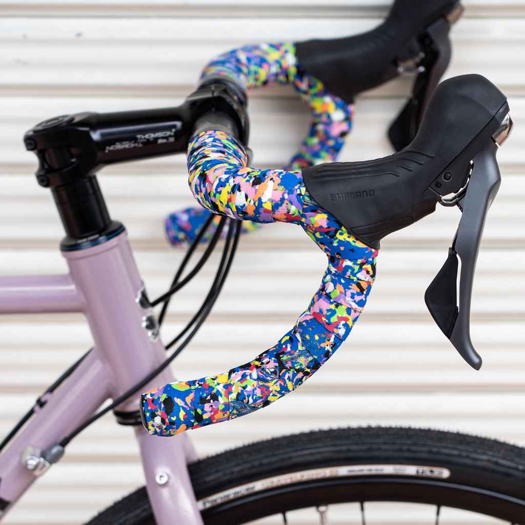 VELO ORANGE* foamy handlebar tape (multi splash) - BLUE LUG ONLINE