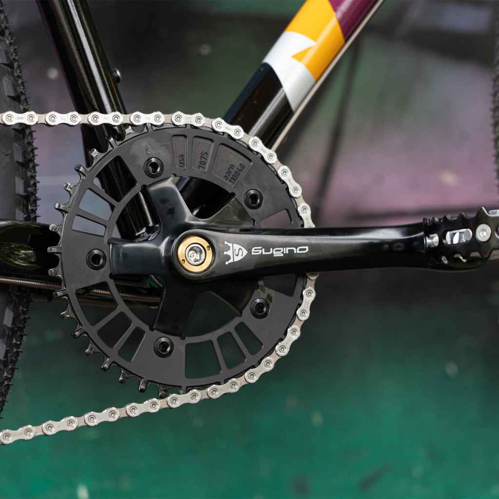 AARN* narrow wide chainring BL limited (teal) - BLUE LUG