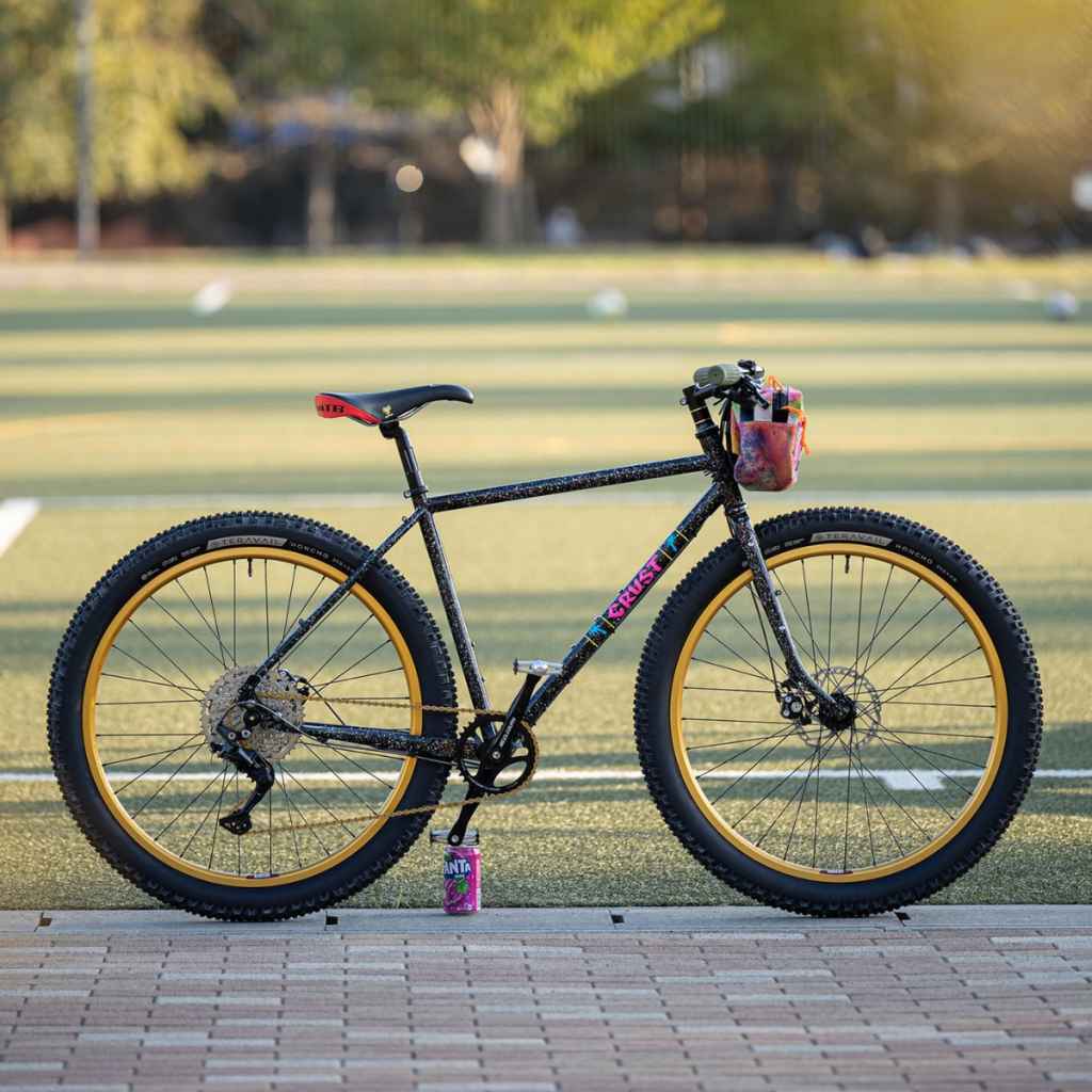 CRUST BIKES* evasion frame (galaxy black) - BLUE LUG ONLINE