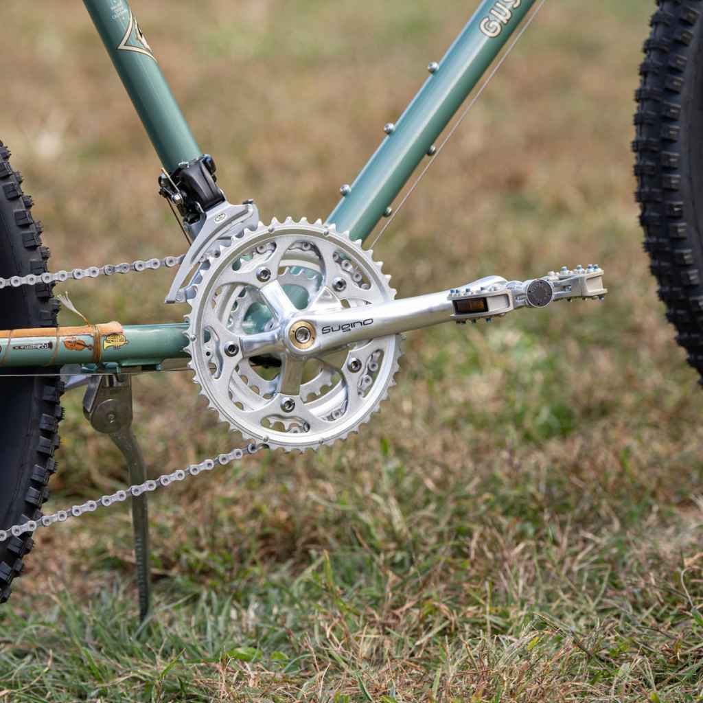 当社の (silver) set crank triple alpina2 SUGINO* - ONLINE LUG BLUE パーツ