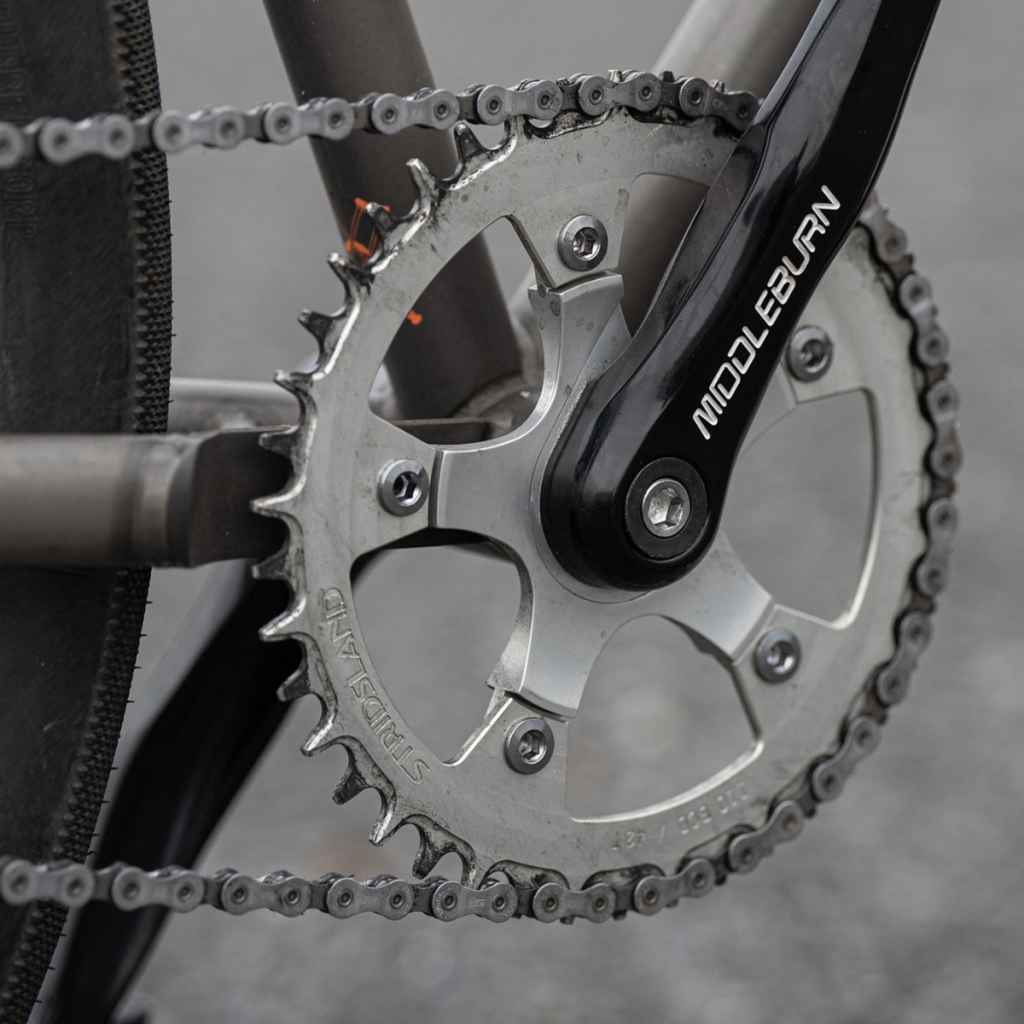 MIDDLEBURN* RO1 SQ double road spider (silver) - BLUE LUG