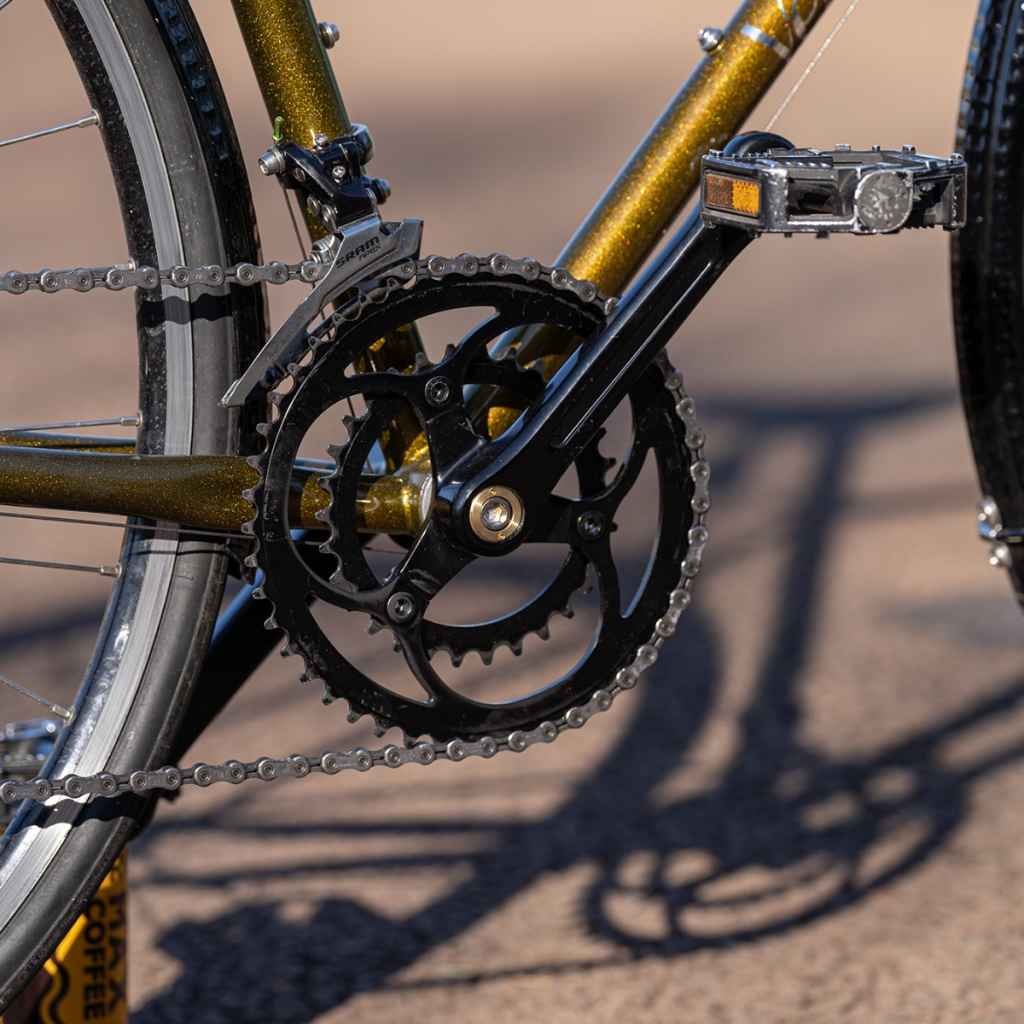 BLUE LUG* YMC-W crank set (black) - BLUE LUG ONLINE STORE