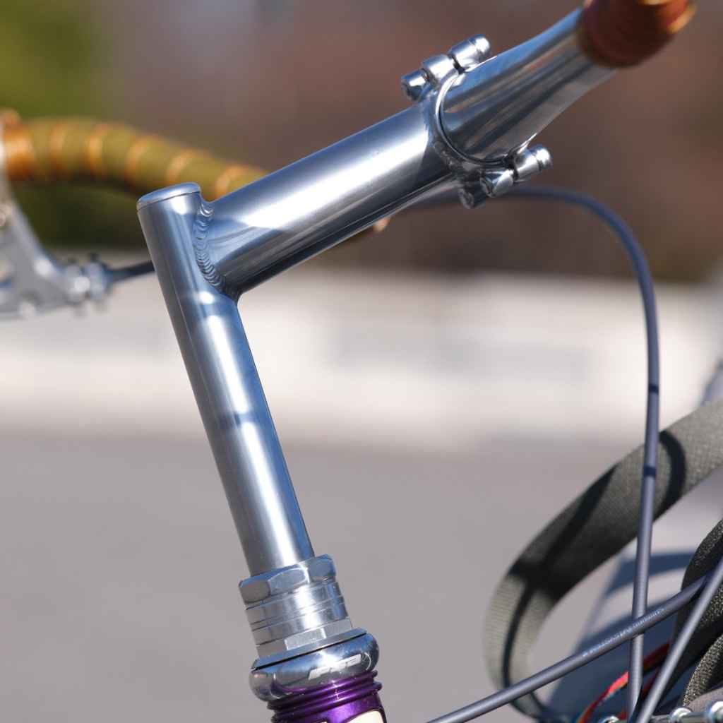 NITTO CR60-3 TIG faceplater stem 日東 NITTO* TIG faceplater stem (dull) - BLUE LUG ONLINE STORE