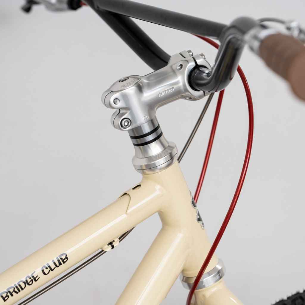 NITTO RACING STEM リバーシブルタイプ 75mm NITTO* UI-75 stem (silver) - BLUE LUG ONLINE STORE