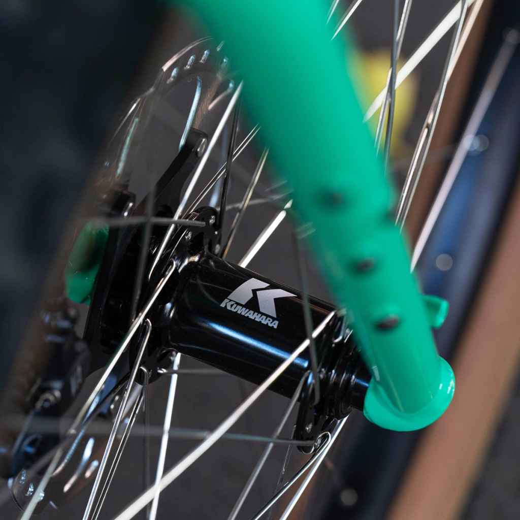 KUWAHARA* diavolo v2 boost hub front (black) - BLUE LUG ONLINE STORE