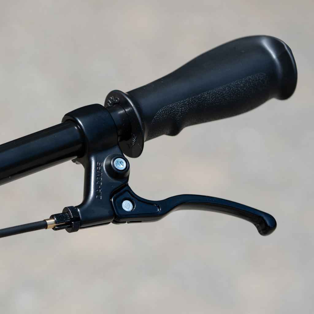 DIA-COMPE* tech-5 brake lever BL special (all black) - BLUE LUG