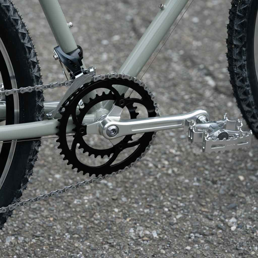 BLUE LUG* YMC-W crank set (black) - BLUE LUG ONLINE STORE