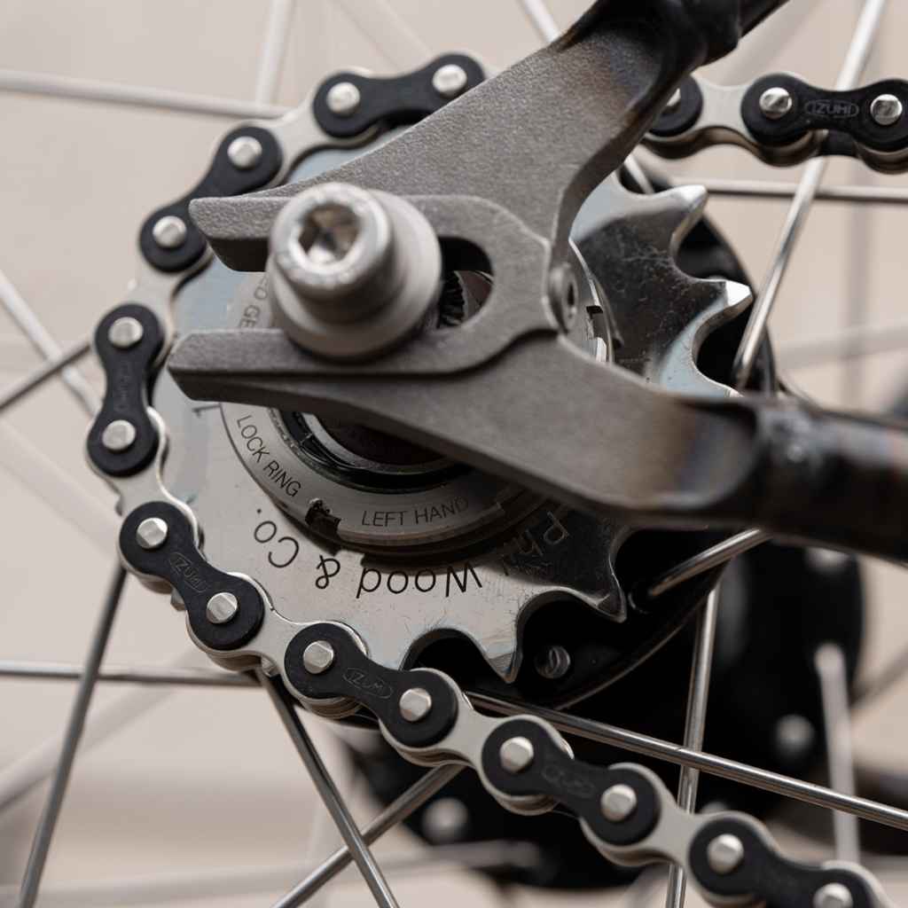 Philwood track cog 17T 1/8 ロックリング付き PHILWOOD* track cog (1/8