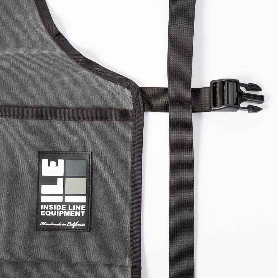 ILE work apron エプロン blue lug ブルーラグ ILE* x-back work apron (wax forest) - BLUE LUG ONLINE STORE