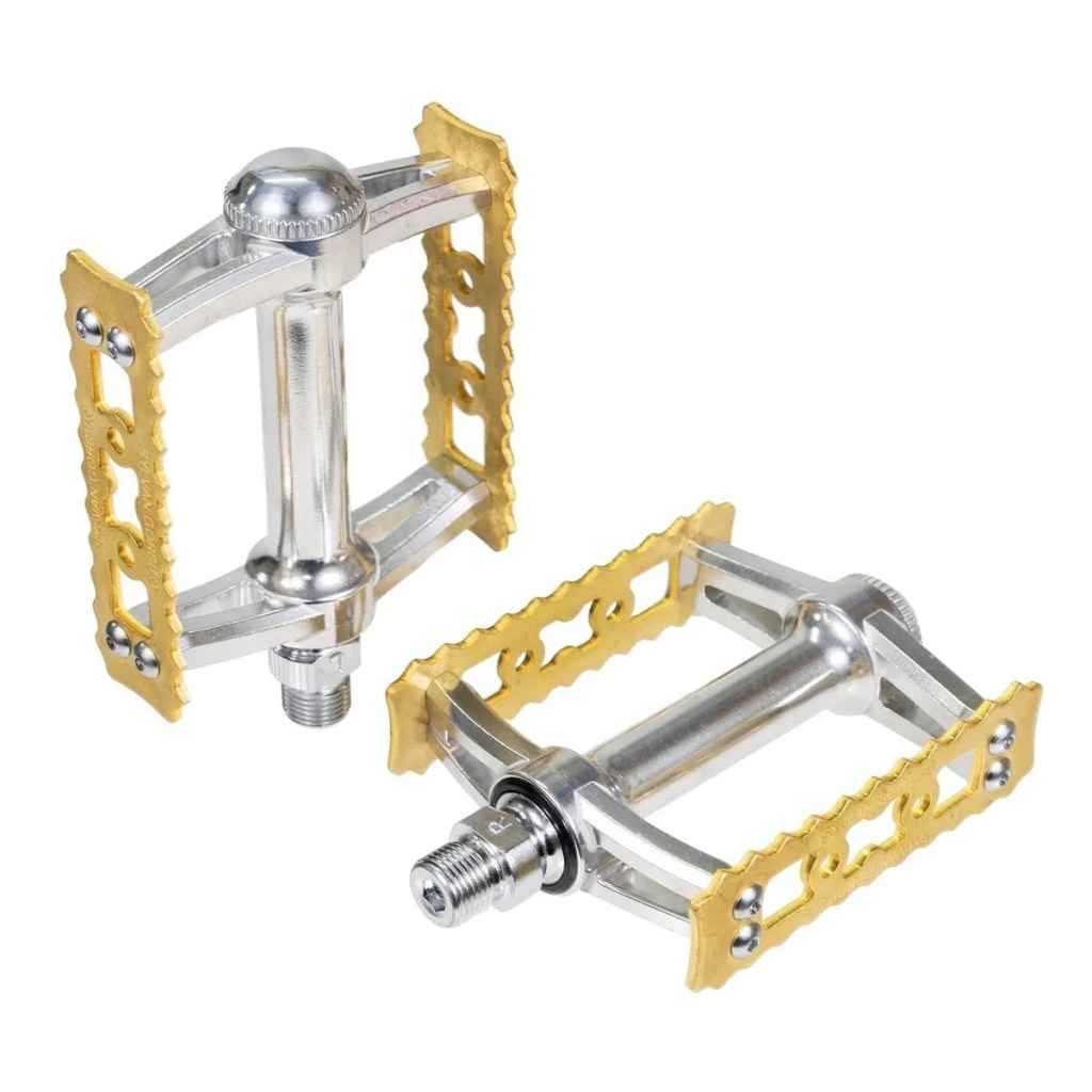 MKS* sylvan gordito pedal (raw brass) - BLUE LUG ONLINE STORE