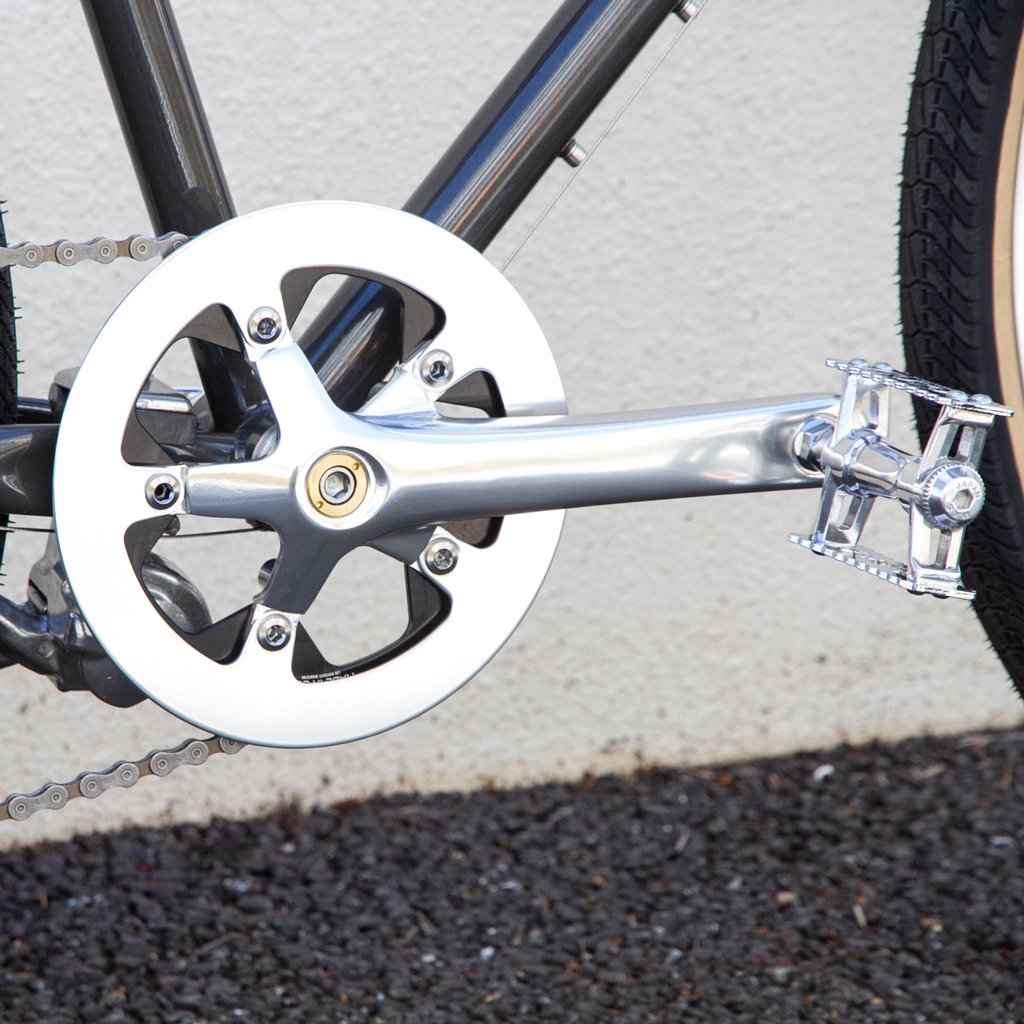 BLUE LUG* OX chainring guard (silver) - BLUE LUG ONLINE STORE