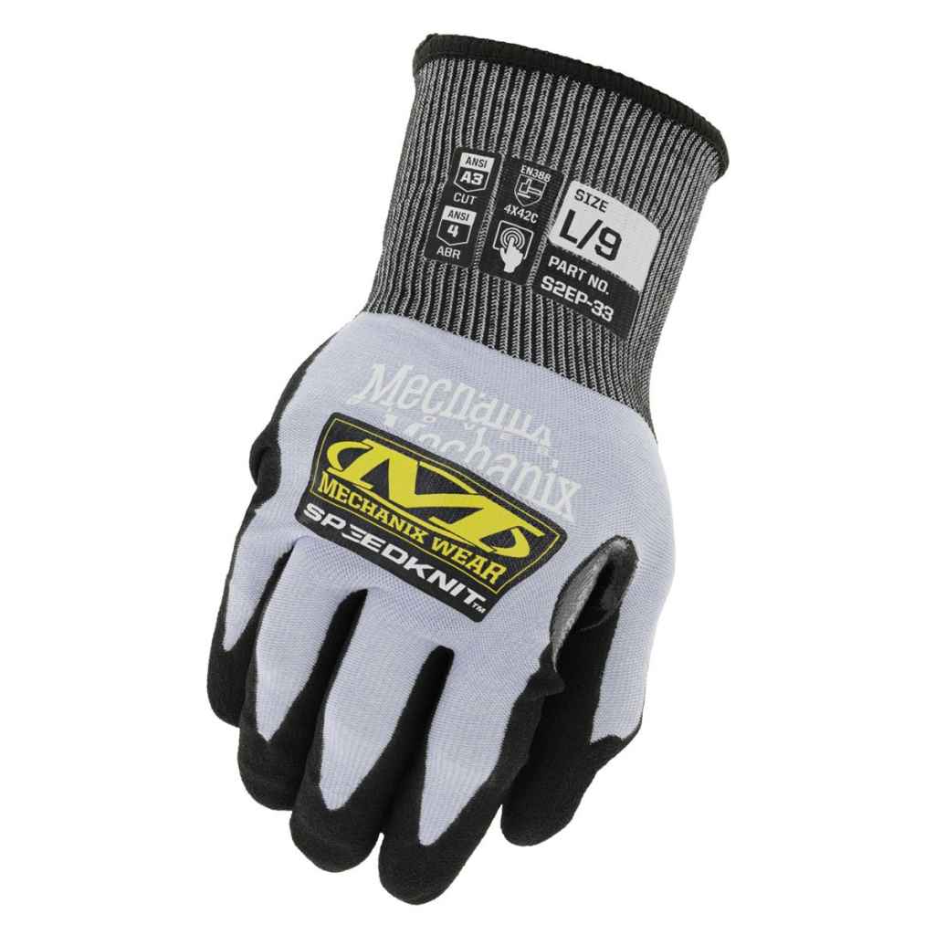 MECHANIX WEAR* speedknit S2EP33 glove (light blue) - BLUE