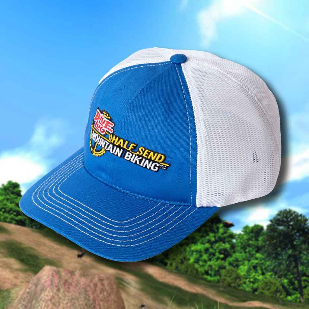 BLUE LUG* half send MTB cap (blue) - BLUE LUG ONLINE STORE