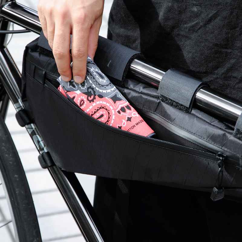 FAIRWEATHER* frame bag half (purple) - BLUE LUG ONLINE STORE