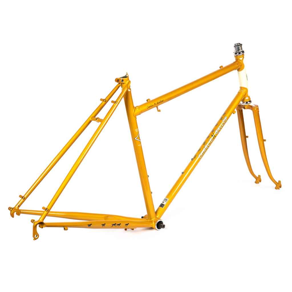 RIVENDELL* charlie h. gallop frame set (dark gold) - BLUE