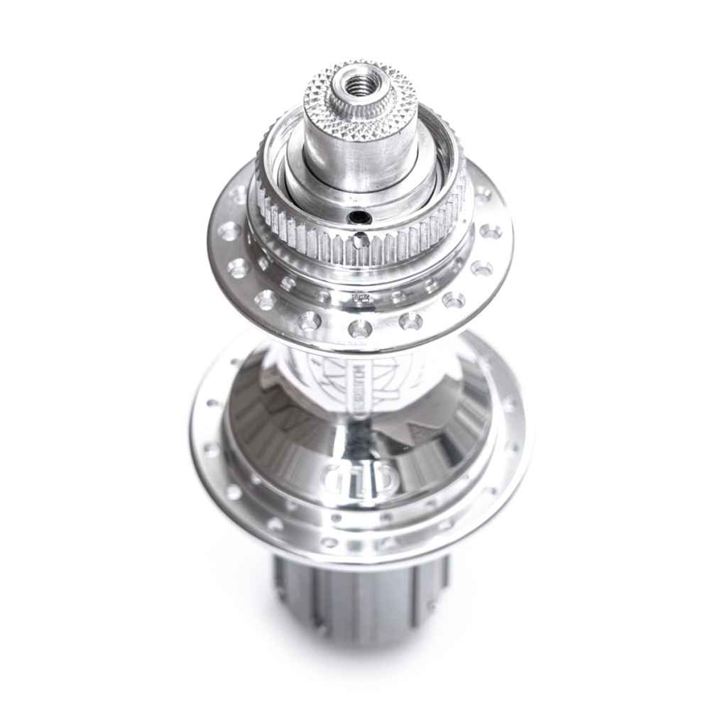 WHITE INDUSTRIES* CLD QR disc hub rear (silver) - BLUE LUG