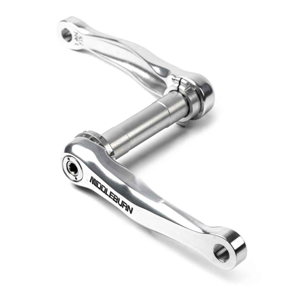 MIDDLEBURN* RS7 MTB square taper crank (black) - BLUE LUG