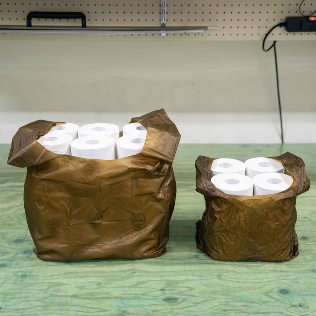 FAIRWEATHER* packable nano tote (slate blue) - BLUE LUG ONLINE STORE