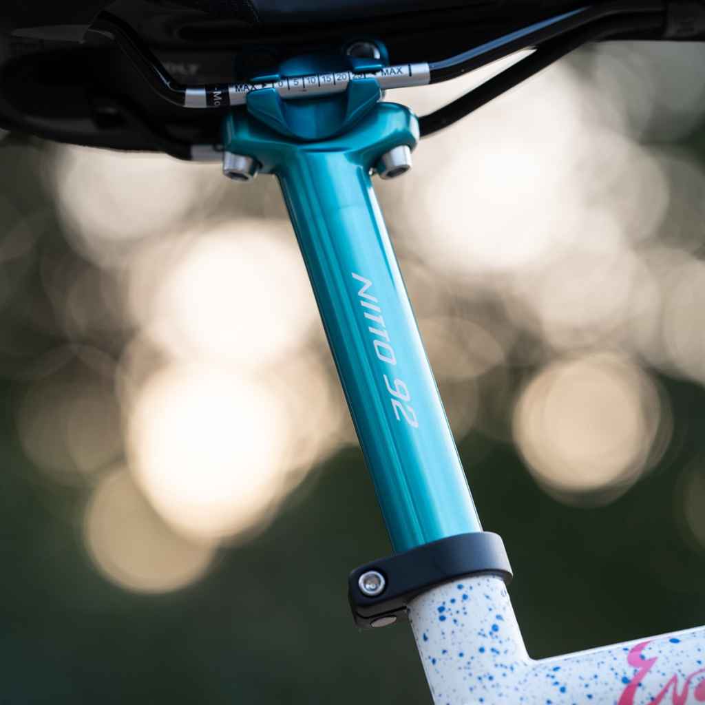 NITTO* 92 seatpost BL special (turquoise) - BLUE LUG ONLINE