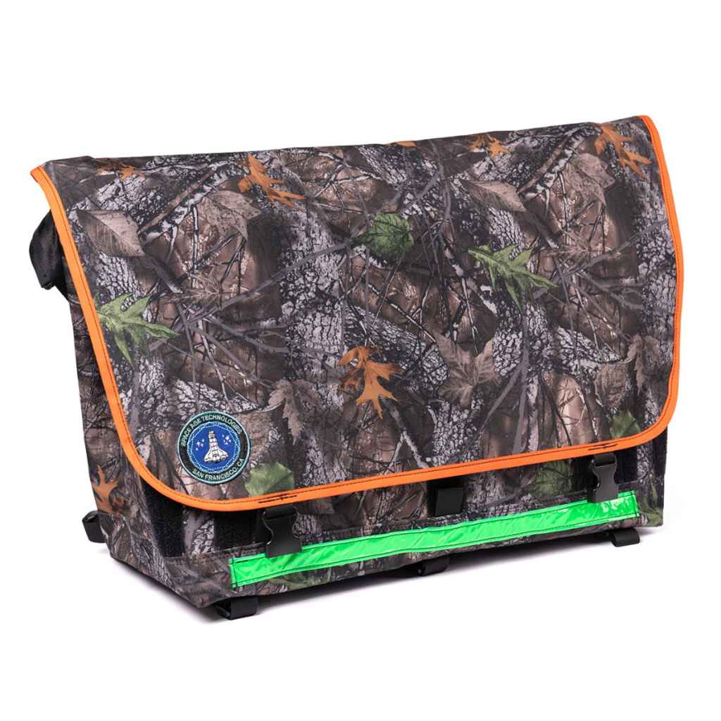 SPACE AGE TECHNOLOGIES* slingshot (tree camo/orange trim