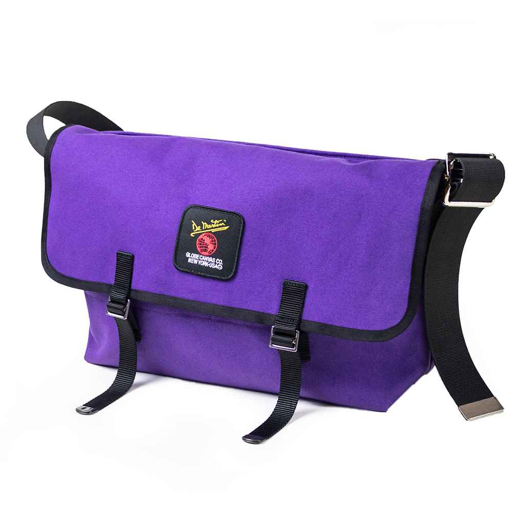 DE MARTINI* 3601 messenger bag (canvas purple) - BLUE LUG