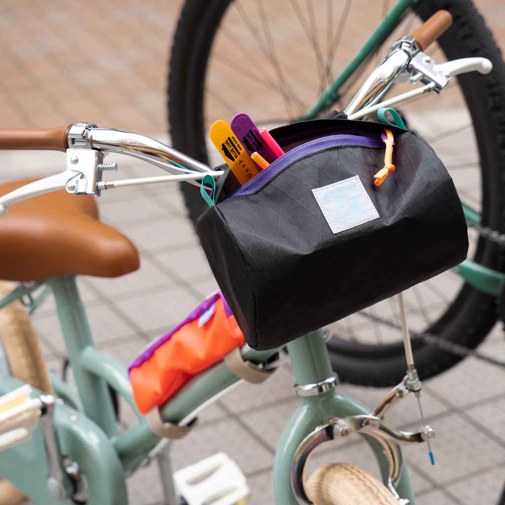 BLUE LUG* handlebar pouch (ecopak black) - BLUE LUG ONLINE STORE