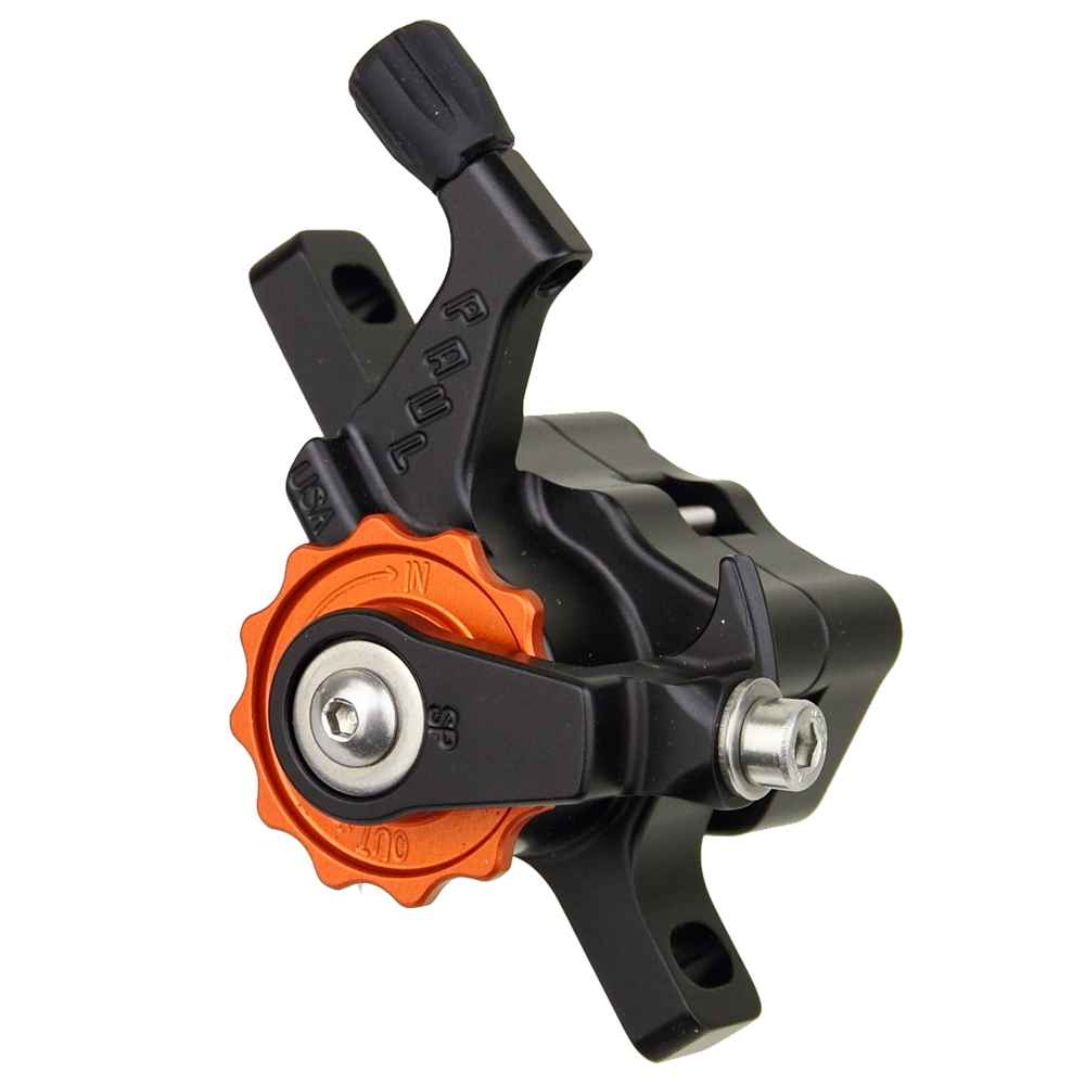 PAUL* klamper post mount disc calliper (all silver) - BLUE
