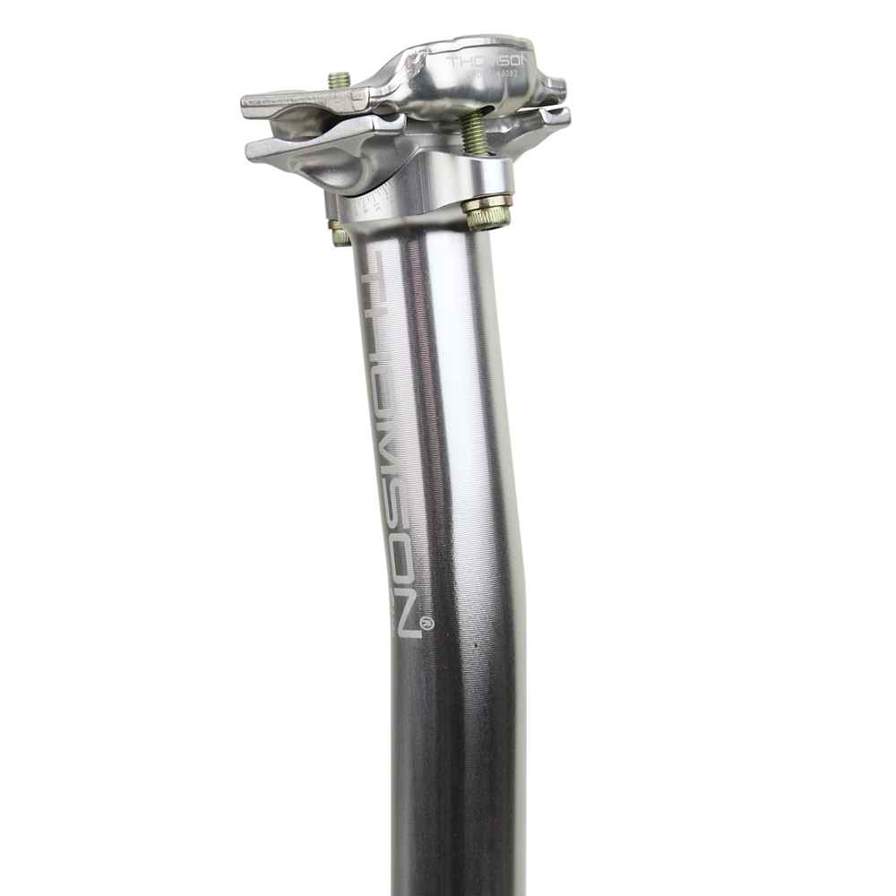 【国産】 top&bottom seatpost elite THOMSON* clamps BLUE - (silver) パーツ