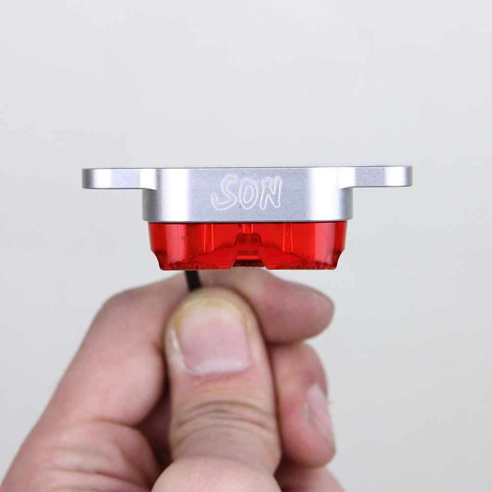 SON NABENDYNAMO* rear light rack mount (silver) - BLUE LUG ONLINE