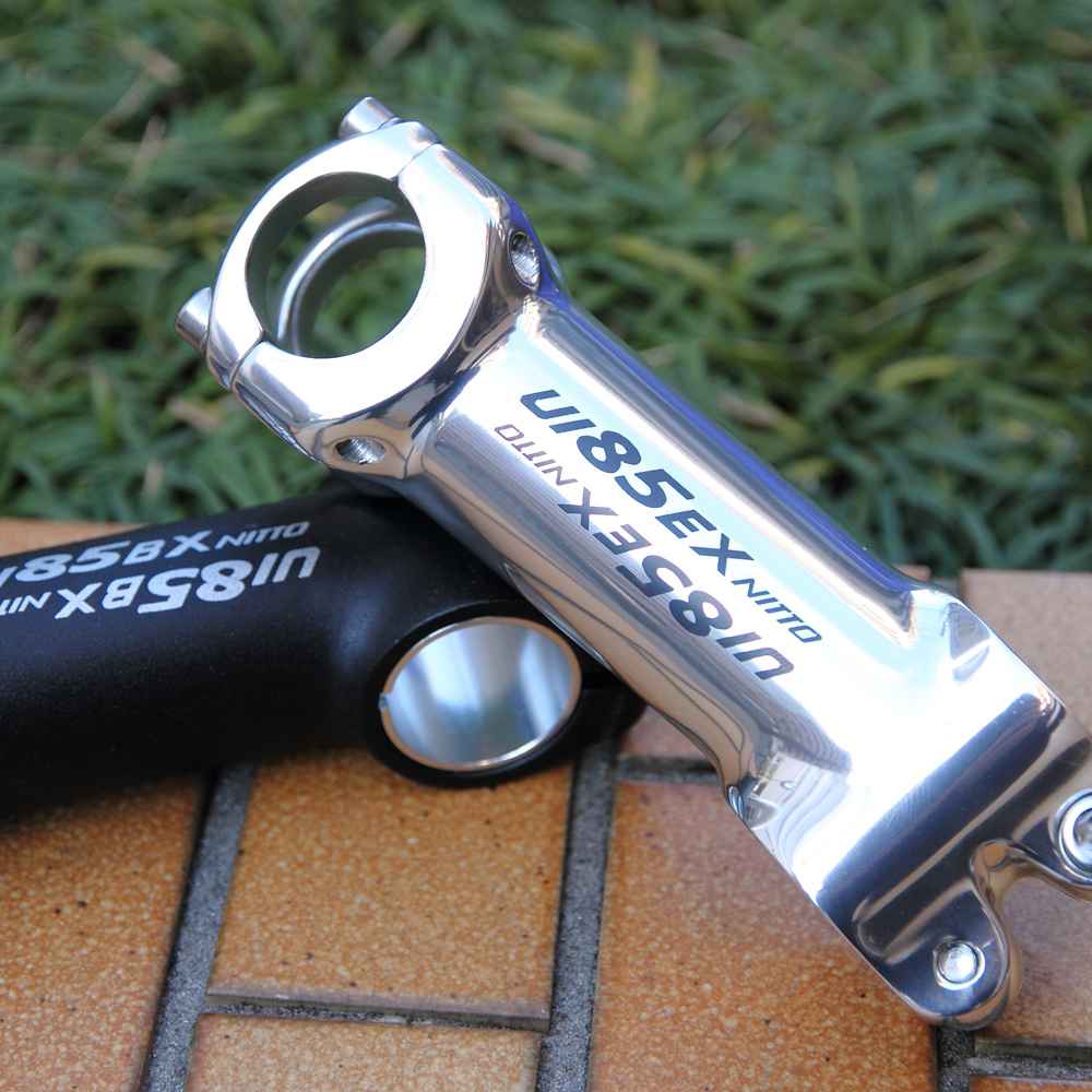 日東 NITTO ステム CRYSTEM BLUE 80mm SILVER - メルカリ