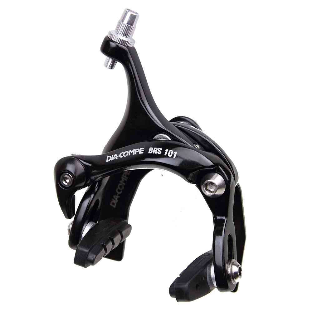 DIA-COMPE* front track brake set (aero/101black) - BLUE LUG