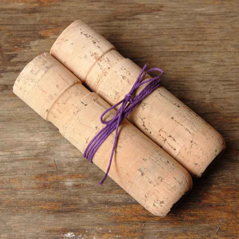 RIVENDELL* miesha's portuguese tree cork grips (shifter) - BLUE