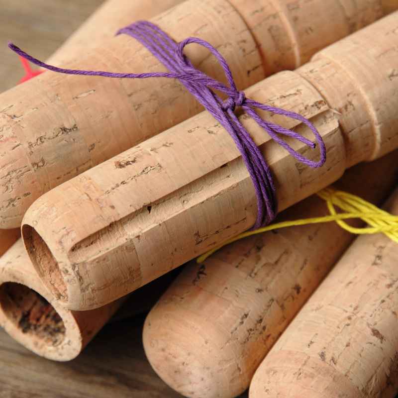 RIVENDELL* miesha's portuguese tree cork grips (shifter) - BLUE