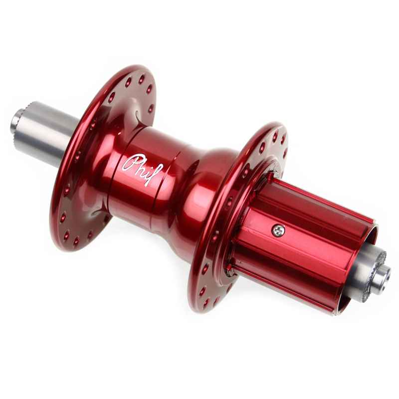 PHIL WOOD* 11-speed road hub rear (red) - BLUE LUG ONLINE STORE