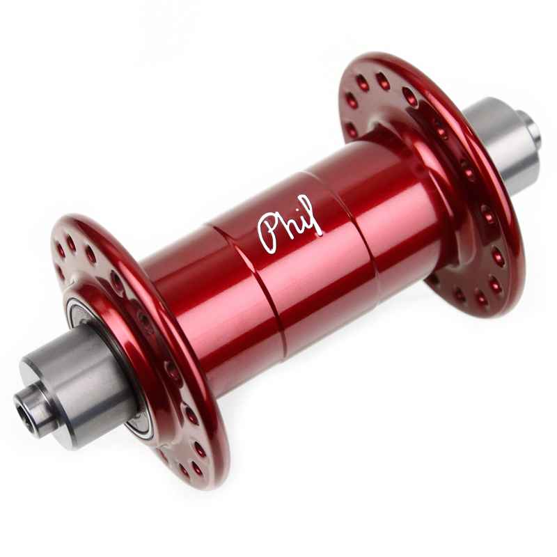 PHILWOOD* 11-speed road hub front (red) - BLUE LUG ONLINE STORE