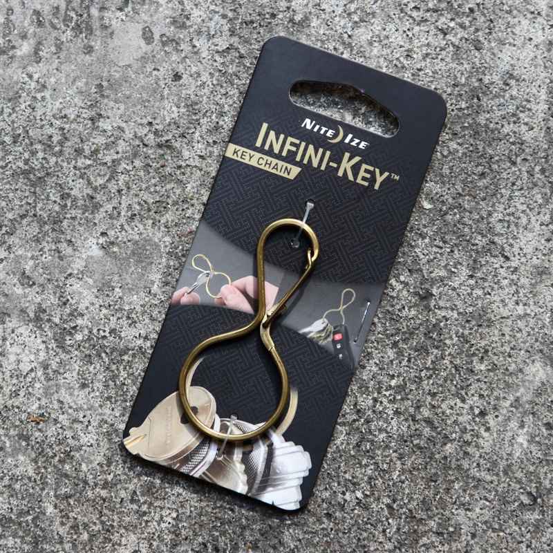 NITE IZE* infini-key (brass) - BLUE LUG ONLINE STORE