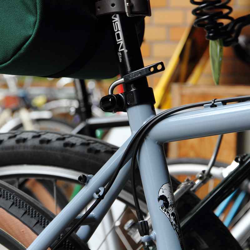 PAUL* quick release seatpost collar (black/orange) - BLUE