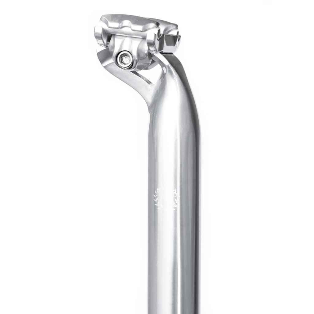 VELO ORANGE* cru medium setback seatpost (silver) - BLUE LUG