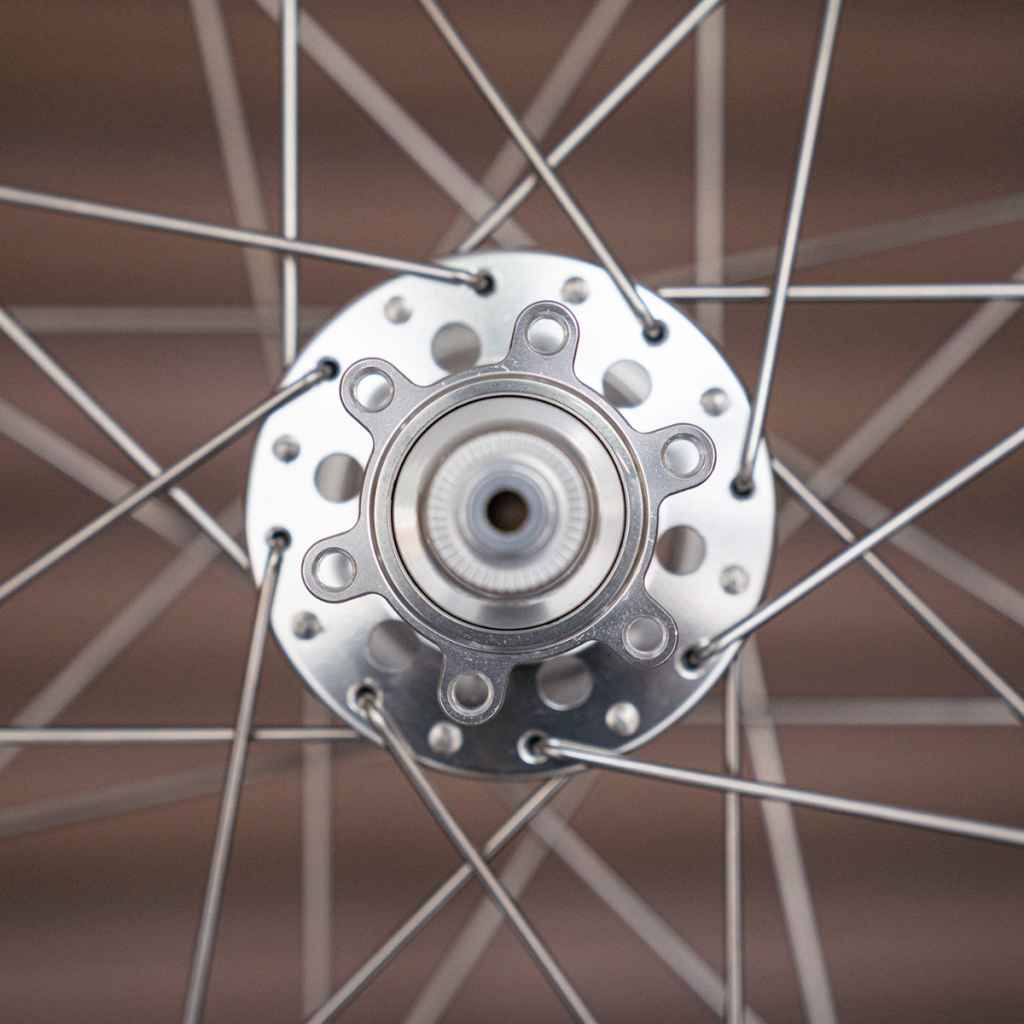 VELOCITY×VELO ORANGE* cliffhanger disc wheel 650B rear (polish