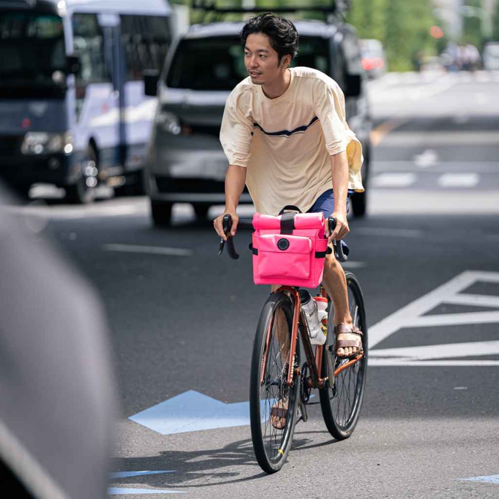 FAIRWEATHER* multi bike bag (cordura/pink) - BLUE LUG ONLINE STORE