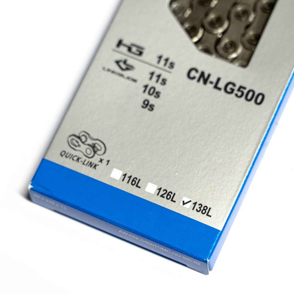 SHIMANO* LG500 long chain (9-11s) - BLUE LUG ONLINE STORE